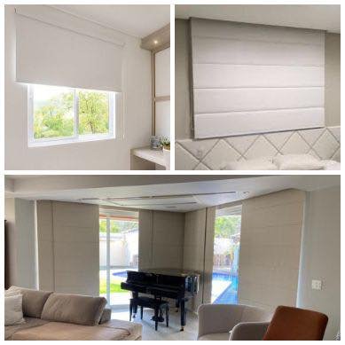 Rolo Romana painel COM blackout